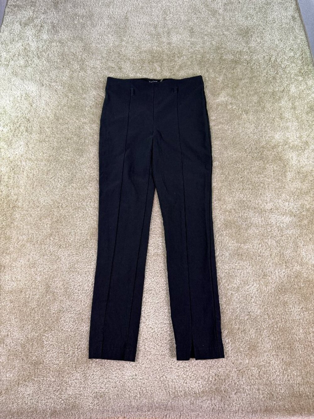 Have Women's Stretch Straight Leg Pants Black Size Medium Mid Rise 28x26 E769